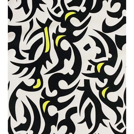 Lycra drukowana CITRON TRIBAL
